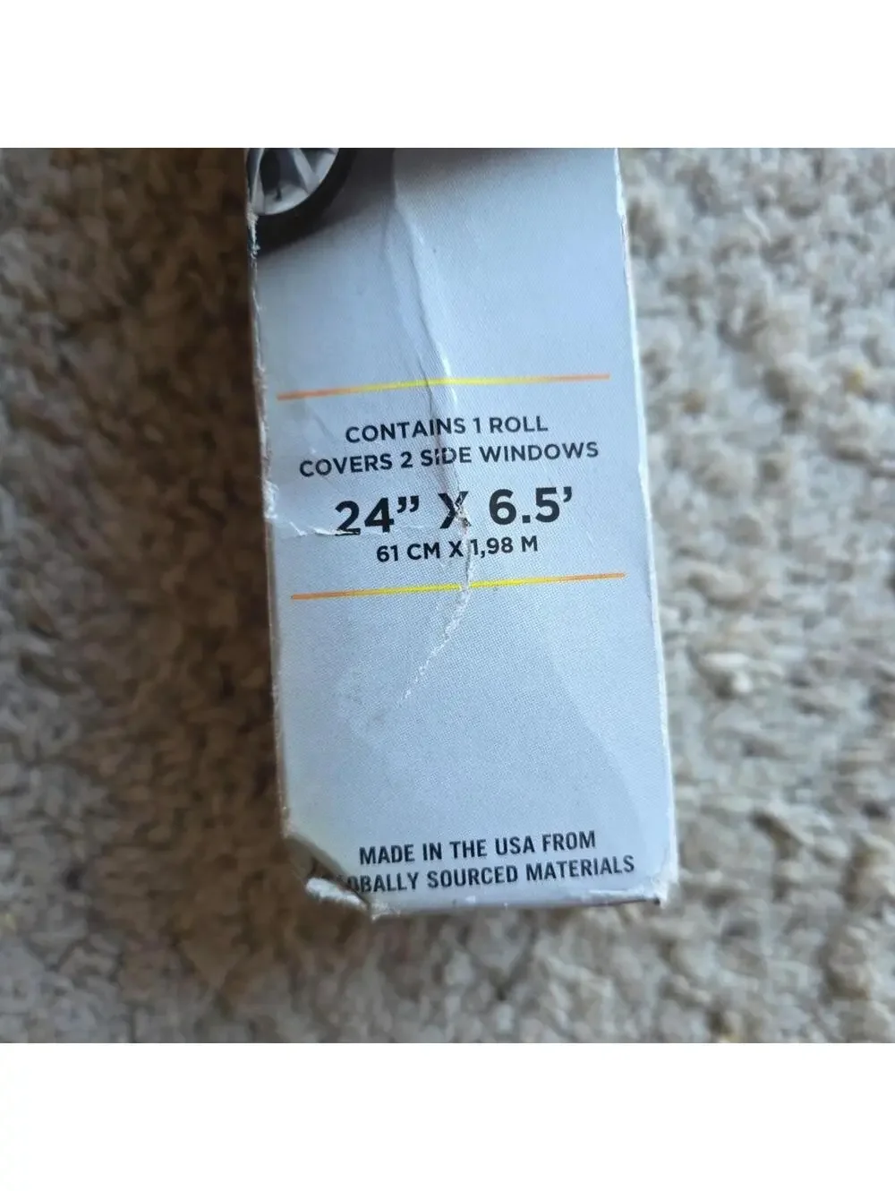 Gila Static Cling 5% Window Tint Dyed Vinyl 50146231 Open Box